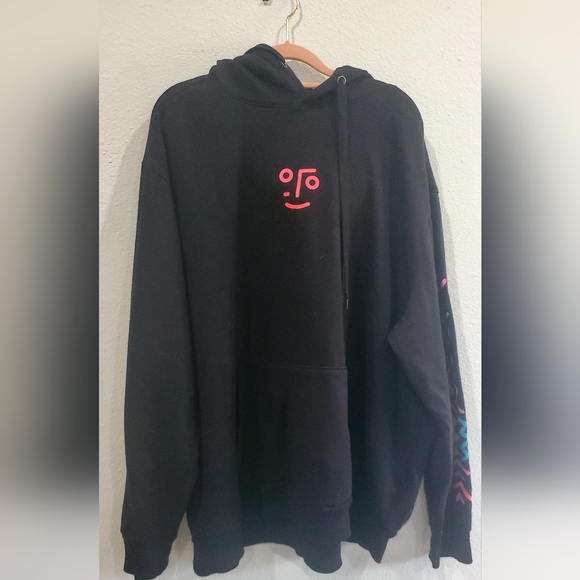 No Boundaries Other - No Boundaries Plus Size Pull On Graffiti Hoodie